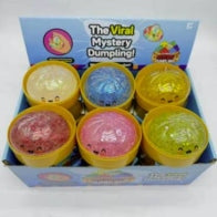 Glitter Dumpling Squishy Quick Rebound Fidget Stress Toy
