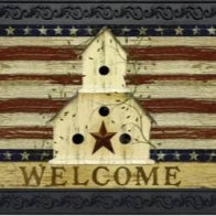 Americana Welcome Doormat