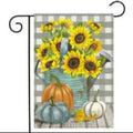 Sunflower Watering Can Garden Flag